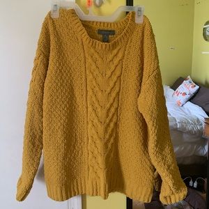 Dark yellow sweater